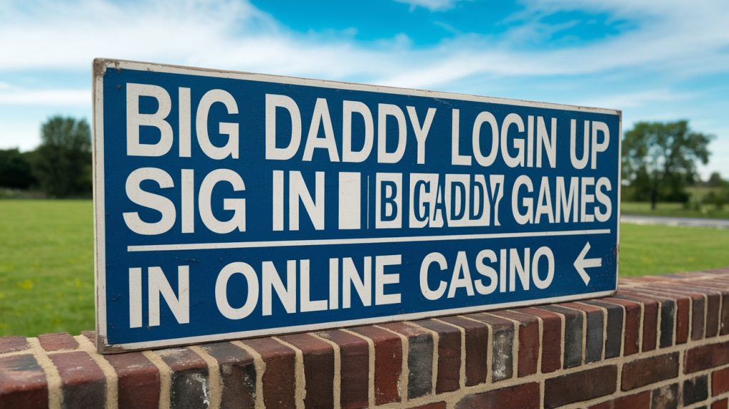 big daddy login sign up